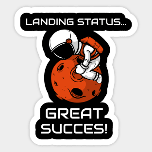Great Success Mars Sticker